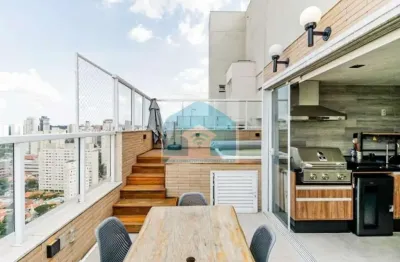 Cobertura duplex brooklin, 181m²,4 dormitórios, 2 suítes e 3 vaga!s .