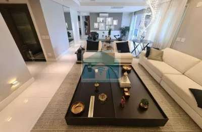 Apartamento brooklin ,vende mobiliado  258m², 3 suítes, 4 vagas, lazer de clube