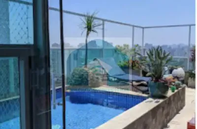 Cobertura brooklin , 4 suites, 5 vagas, 300 m², com piscina .