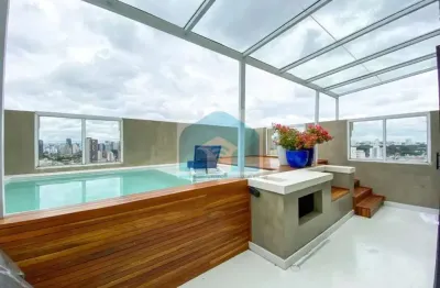 Cobertura chácara santo antônio ,2 suítes, 4 vagas, 198m², com piscina!