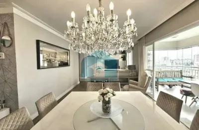 Apartamento no campo belo 123 m², 3 quartos,1 suíte varanda gourmet e 2 vagas.