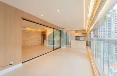 Apartamento  jardim das acácias/ brooklin 139m²- 3 suíte -  2 vagas varanda gourmet