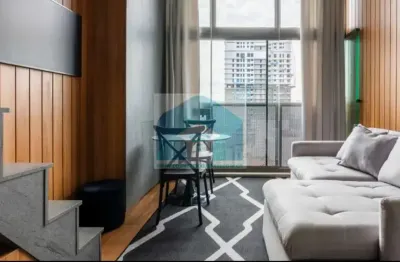 Apartamento moema indios, 43 m², 1 suite , duplex , 1 vaga.