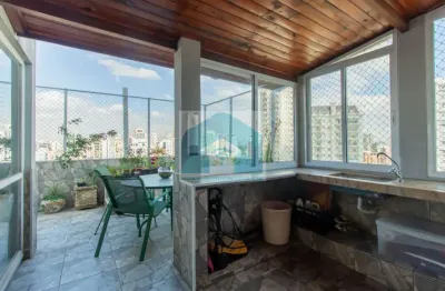 Apartamento Cobertura  no Campo Belo 195 m²- 4 quartos (sendo 1 suíte) -  2 vagas