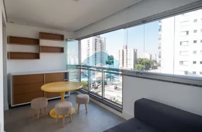 Apartamento campo belo mobiliado 1 dormitório 1 suite e lavabo 1 vaga com lazer.