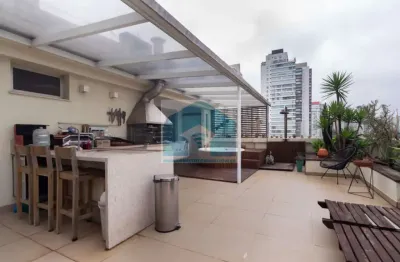 Apartamento cobertura no campo belo 191m²- 3 quartos (sendo 1 suíte) -  3 vagas