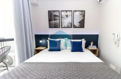 Apartamento jardim das acácias 22 m²- studio 1suíte mobiliado