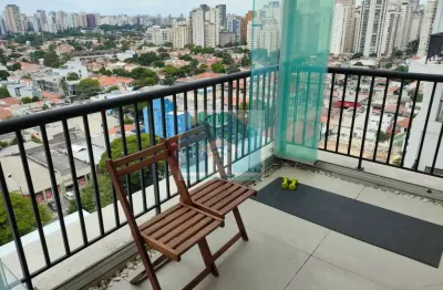Apartamento totalmente mobiliado no Brooklin ? 2 suítes e 2 vagas!