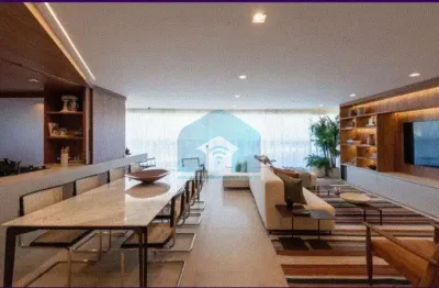 Apartamento garden jardim das acacias com 3 quartos 3 suítes à venda, 244m²