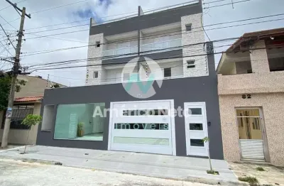 Apartamento duplex com 2 dormitórios à venda, 100 m² por r$ 465.000,00 - utinga - santo andré/sp