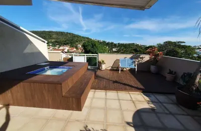 Cobertura duplex com 4 quartos alto padrão em piratininga - niterói - rj