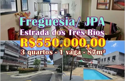 Condomínio ed parque três rios - apartamento a venda na freguesia - estrada dos três rios - jacarepaguá -  rio de janeiro - rj