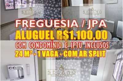 Condomínio evolution corporate office - selano - aluga sala na freguesia/ jpa - aluguel por r$1.100,00 à preço fixo (já inclusos os encargos )