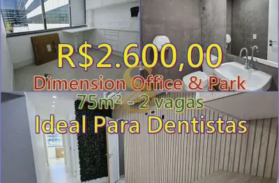 Condomínio dimension office park - selano aluga sala comercial 74m² no condomínio dimension office park - barra olímpica