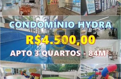 Condomínio Hydra Clube de Morar - Condomínio Hydra - Veja o vídeo da visita ao imóvel - Apartamento 3 quartos para alugar no Maracanã, Rio de Janeiro/RJ