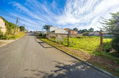 Terreno à venda na rua juvenal dos santos, 66, cascatinha, curitiba, 646 m2 por r$ 690.000