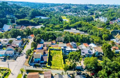 Terreno à venda na rua juvenal dos santos, 66, cascatinha, curitiba, 646 m2 por r$ 690.000