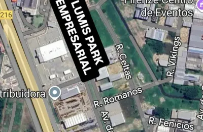 Belíssimo terr. esquina com estudo para 532m2-lumis park empresarial