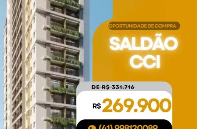 Apartamento para venda em curitiba, centro, 1 dormitório, 1 banheiro