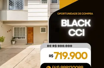 Sobrado em condomínio para venda em curitiba, tingui, 3 dormitórios, 1 suíte, 3 banheiros, 2 vagas