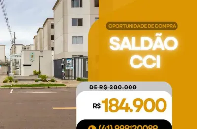 Apartamento para venda em colombo, guaraituba, 2 dormitórios, 1 banheiro, 1 vaga