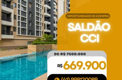 Apartamento para venda em curitiba, bacacheri, 3 dormitórios, 1 suíte, 2 banheiros, 2 vagas