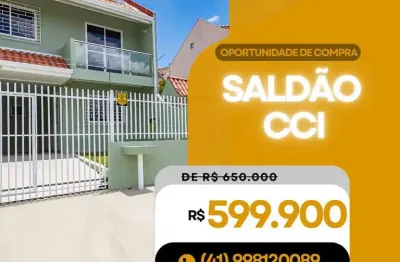 Sobrado para Venda em Curitiba, Capão Raso, 3 dormitórios, 1 suíte, 4 banheiros, 2 vagas