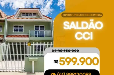 Casa para Venda em Curitiba, Capão Raso, 3 dormitórios, 1 suíte, 4 banheiros, 2 vagas