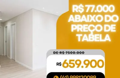 Apartamento para Venda em Curitiba, Tingui, 3 dormitórios, 1 suíte, 2 banheiros, 2 vagas