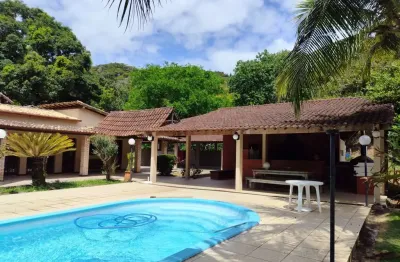 Sítio para venda em cachoeiras de macacu, gleba colégio, 5 dormitórios, 5 suítes, 7 banheiros, 2 vagas