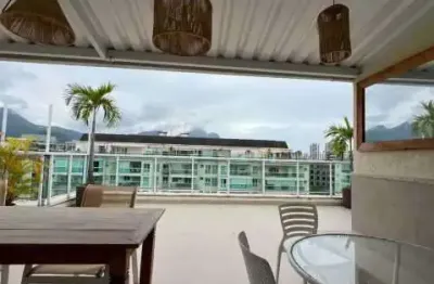 Cobertura com 3 quartos à venda na avenida américas, 3500, barra da tijuca, rio de janeiro, 200 m2 por r$ 2.390.000