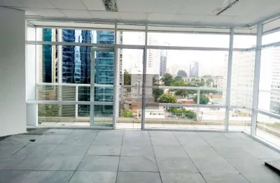 Sala  comercial para locação no brooklin  com 54m² de área útil e 2 vagas