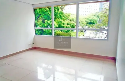 Sala comercial, com 33m² vão livre 1 vaga paulista.
