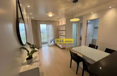 Apartamento com 2 dormitórios para alugar, 48 m² por r$ 2.695,00/mês - vila gonçalves - são bernardo do campo/sp