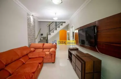 Sobrado com 3 dormitórios à venda, 210 m² por r$ 880.000,00 - jardim palermo - são bernardo do campo/sp