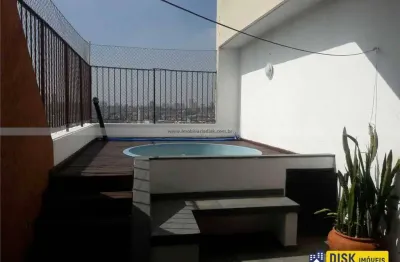 Cobertura com 3 dormitórios à venda, 150 m² por r$ 880.000,00 - rudge ramos - são bernardo do campo/sp