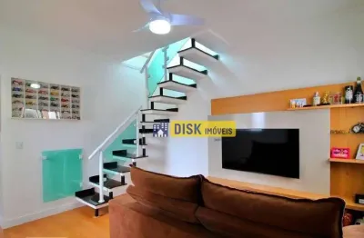 Cobertura com 3 dormitórios à venda, 88 m² por r$ 430.000,00 - vila tibiriçá - santo andré/sp
