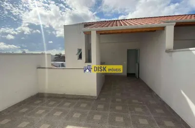 Cobertura com 2 dormitórios à venda, 86 m² por r$ 395.000,00 - vila scarpelli - santo andré/sp