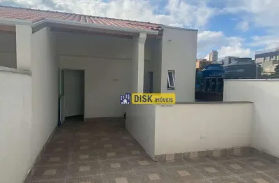 Cobertura com 2 dormitórios à venda, 76 m² por r$ 375.000,00 - vila scarpelli - santo andré/sp