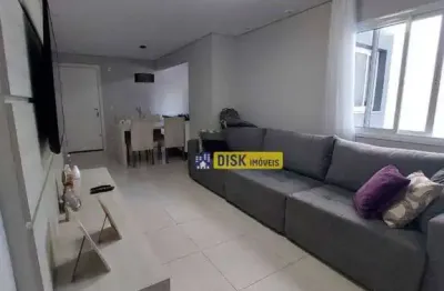 Cobertura com 2 dormitórios à venda, 134 m² por r$ 764.000,00 - vila valparaíso - santo andré/sp