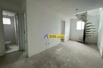 Cobertura com 3 dormitórios à venda, 107 m² por r$ 480.000,00 - jardim cristiane - santo andré/sp