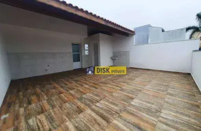 Cobertura com 2 dormitórios à venda, 86 m² por r$ 380.000 - vila bela vista - santo andré/sp