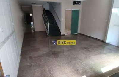 Sobrado com 3 dormitórios para alugar, 297 m² por r$ 4.373,00/mês - vila camilópolis - santo andré/sp