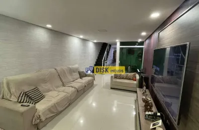 Sobrado com 3 dormitórios à venda, 250 m² por r$ 990.000,00 - vila assunção - santo andré/sp