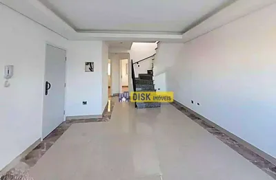 Cobertura com 3 dormitórios à venda, 107 m² por r$ 555.000,00 - campestre - santo andré/sp