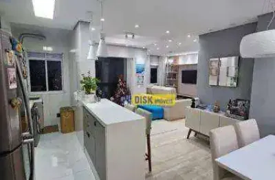 Cobertura com 2 dormitórios à venda, 72 m² por r$ 610.000 - centro - são bernardo do campo/sp