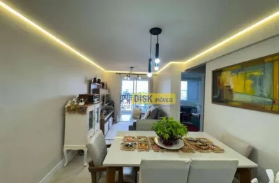 Apartamento com 2 dormitórios à venda, 58 m² por r$ 495.000,00 - vila gonçalves - são bernardo do campo/sp