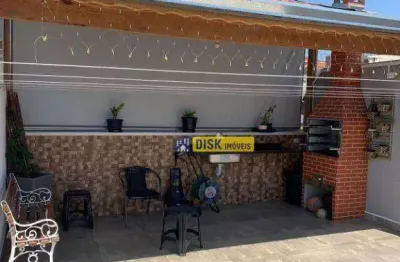 Cobertura com 2 dormitórios à venda, 120 m² por r$ 585.000,00 - campestre - santo andré/sp