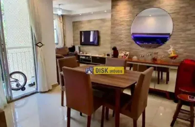 Apartamento com 2 dormitórios à venda, 59 m² por r$ 475.000 - planalto - são bernardo do campo/sp