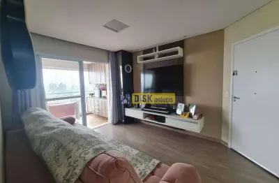 Apartamento com 3 dormitórios à venda no residencial arcádia – 104 m², 2 vagas e lazer completo – centro, são bernardo do campo
